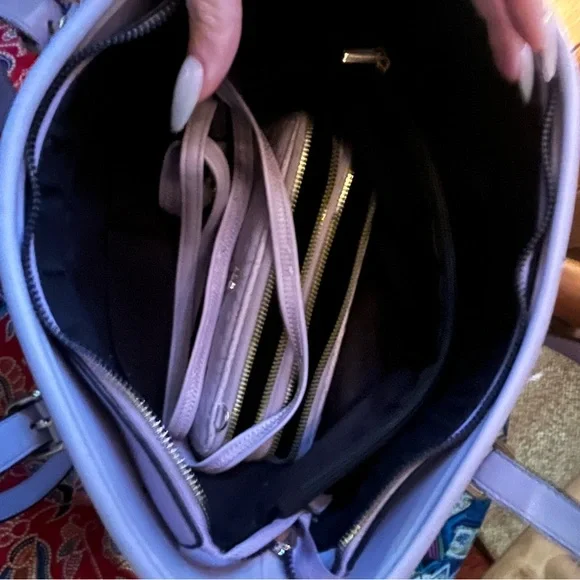 Elegant Lavender Tote Bag - Picture 3 of 6